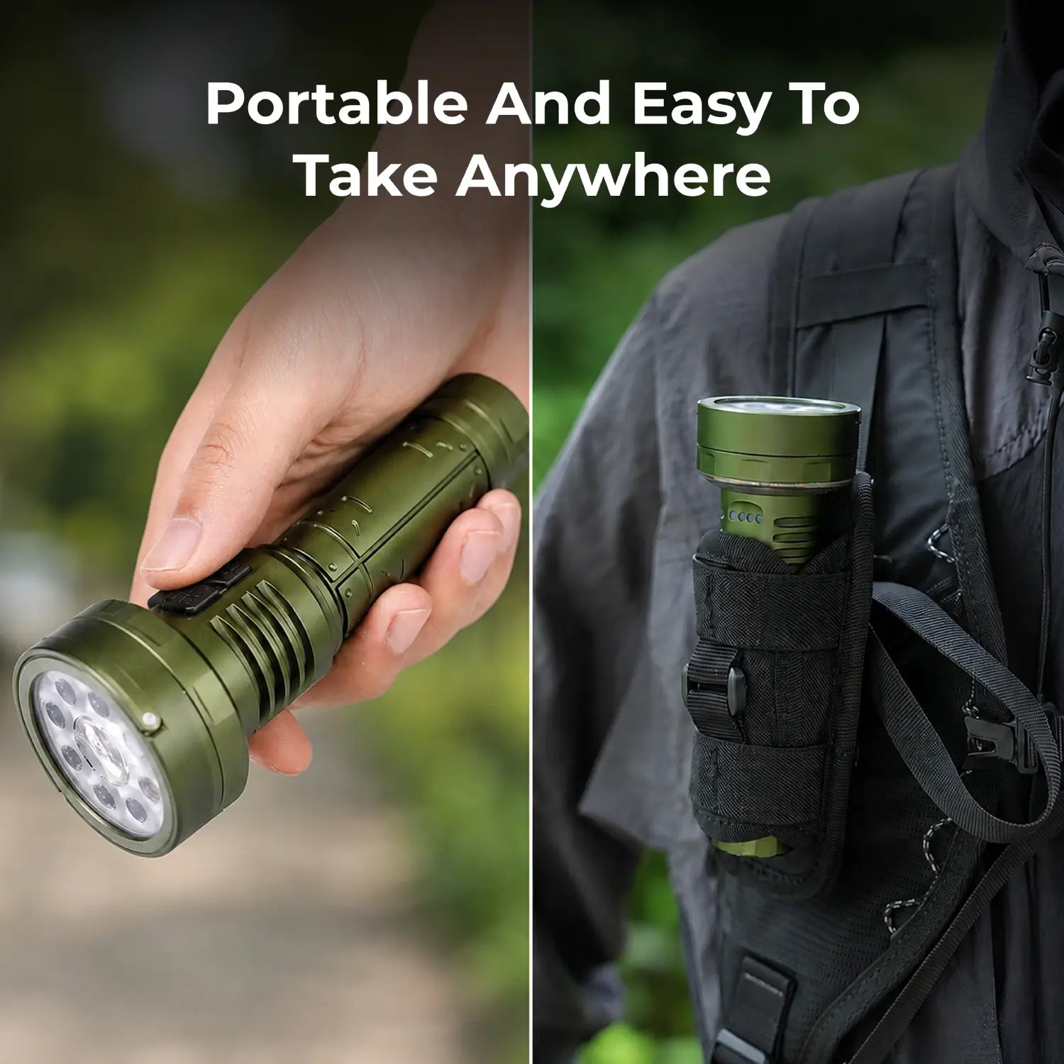 AF3 Versatile Camping Flashlight With Telescopic Stand