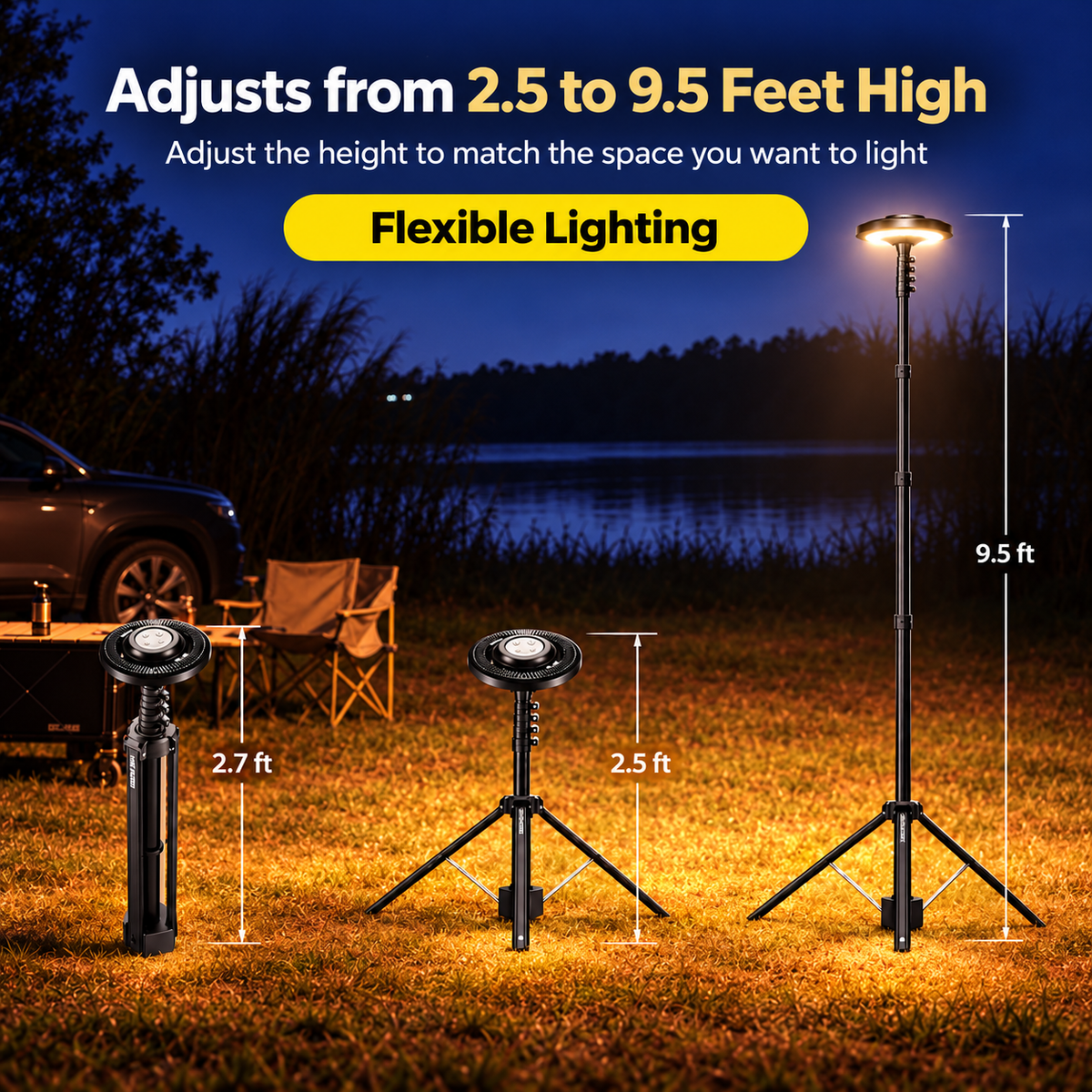 Carry 5 Telescopic Camping Light