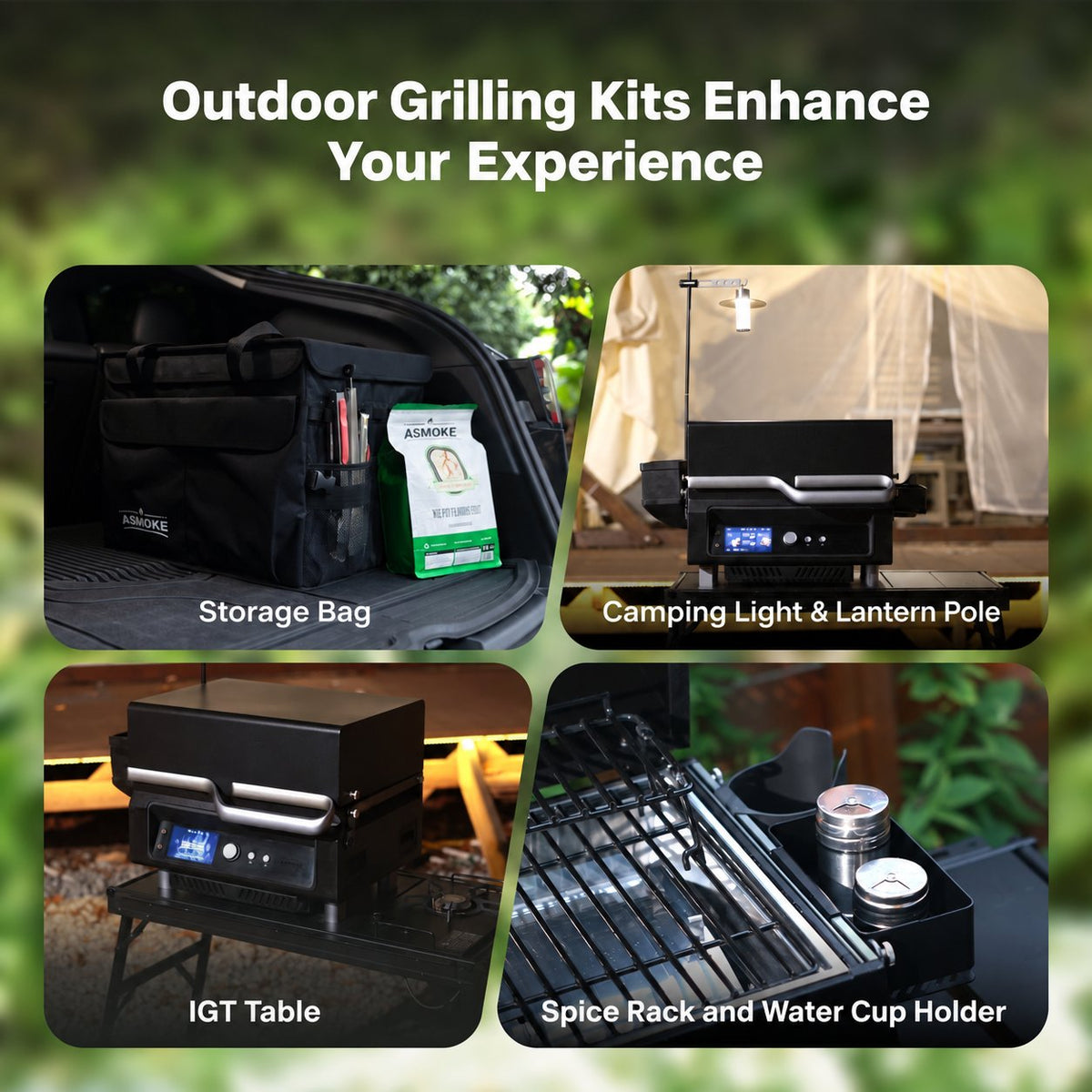 ASMOKE Essential Portable Wood Pellet Grill