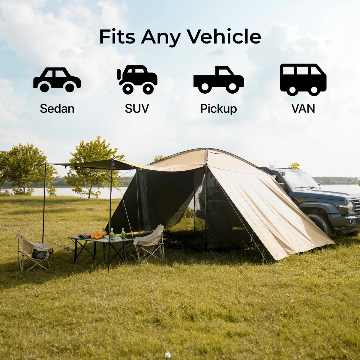 AT200 Portable Vehicle Awning Tent