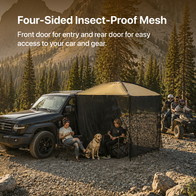 AT200 Portable Awning Tent That Fits Any Vehicle