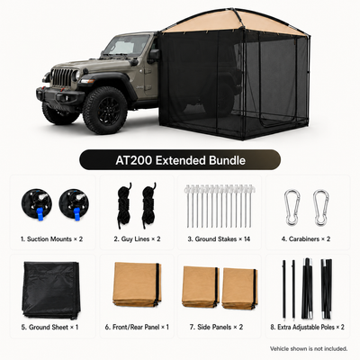 AT200 Portable Vehicle Awning Tent