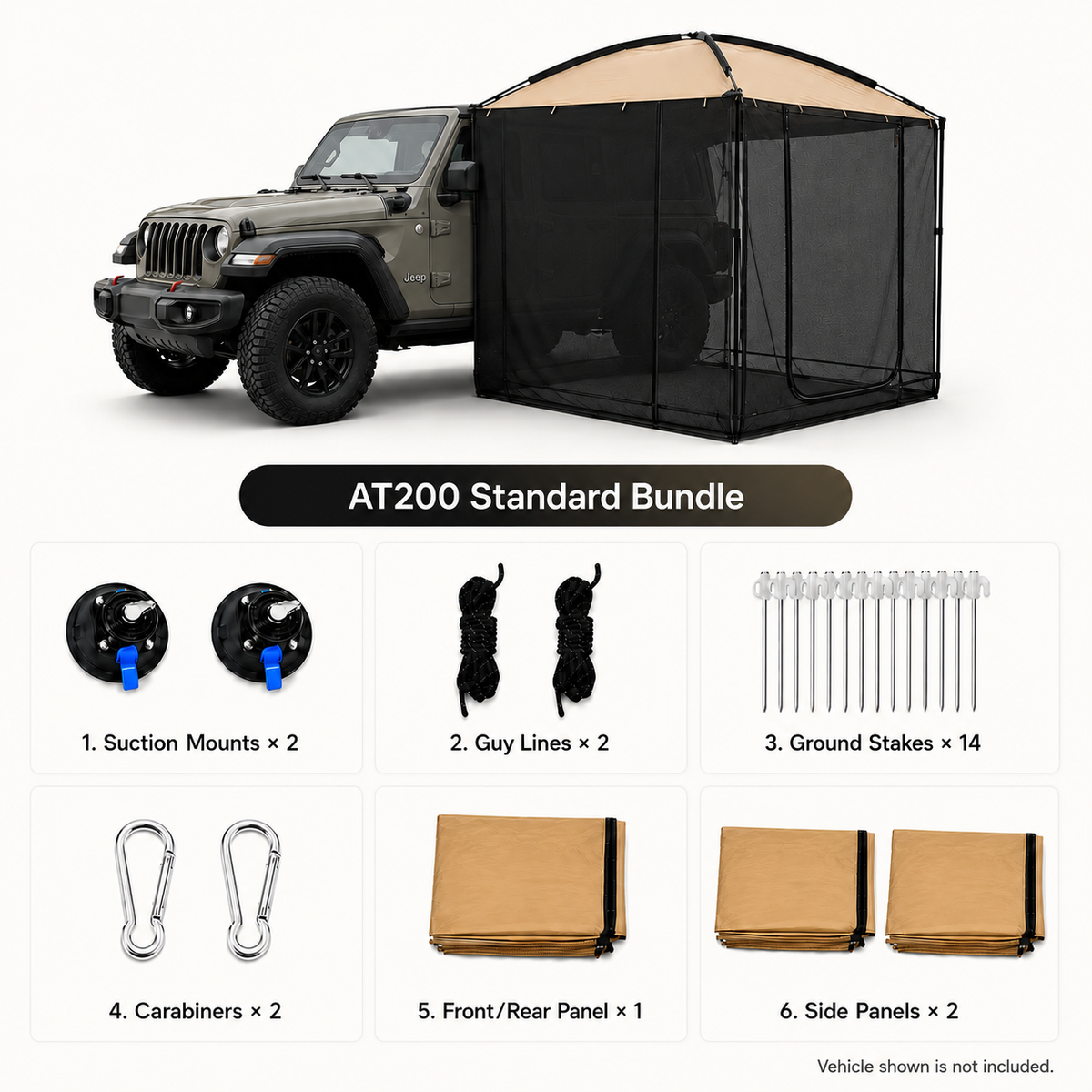 AT200 Portable Vehicle Awning Tent