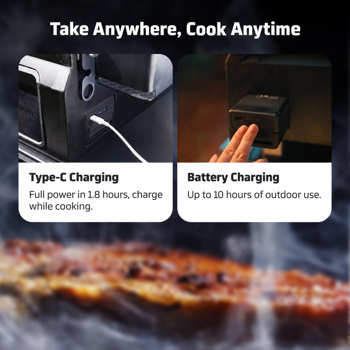 ASMOKE Essential Portable Wood Pellet Grill