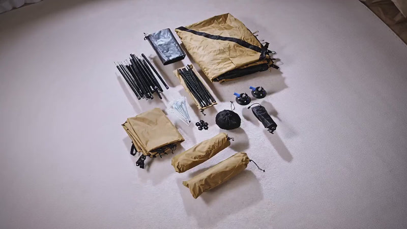AT200 compact storage and carry bag, desktop view